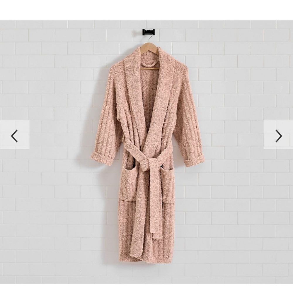 Cozy Pink Bathrobe Pottery Barn Size Large